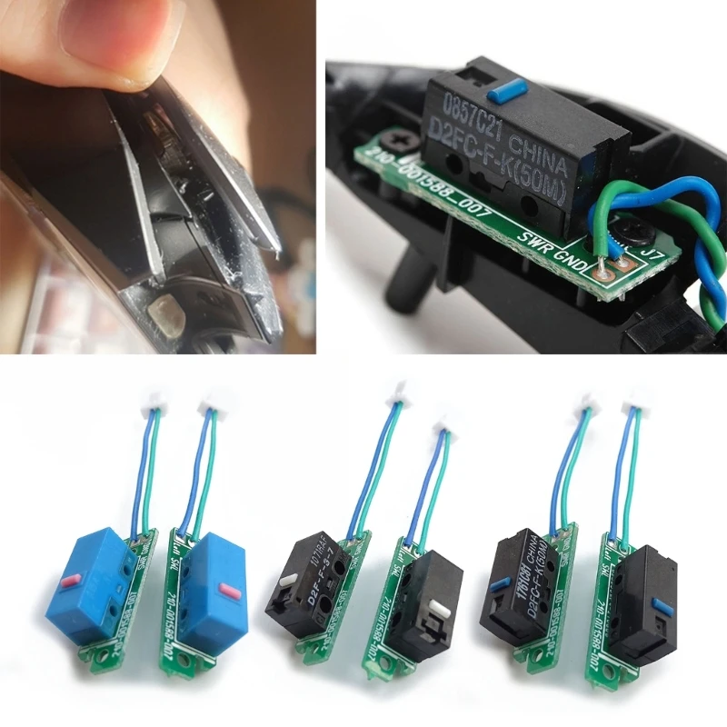 Mouse Micro Interruptor Placa de Botão Placa Mãe Esquerda e Direita Gaming Mouse Botão Placas 80m Cliques para Logitech G903 G900 - Imagem 6