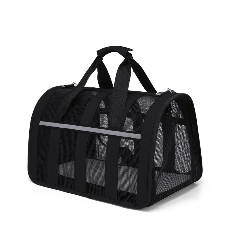 Pet Bag Pet Outing Portable Cat Dogs Handbag Summer Breathable Carrier Travel Puppy Kitten Single Shoulder Bag Pet Carrying Bag Supplie