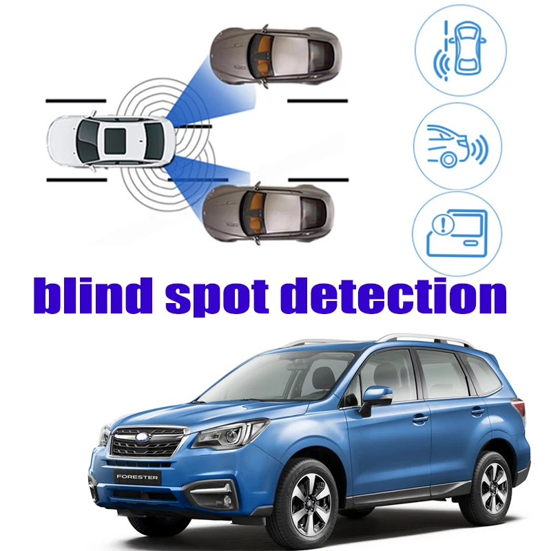 Car BSM Blind Area Spot Warning Safety Drive Alert Mirror Rear Radar Detection System For Subaru Forester SJ 2012~