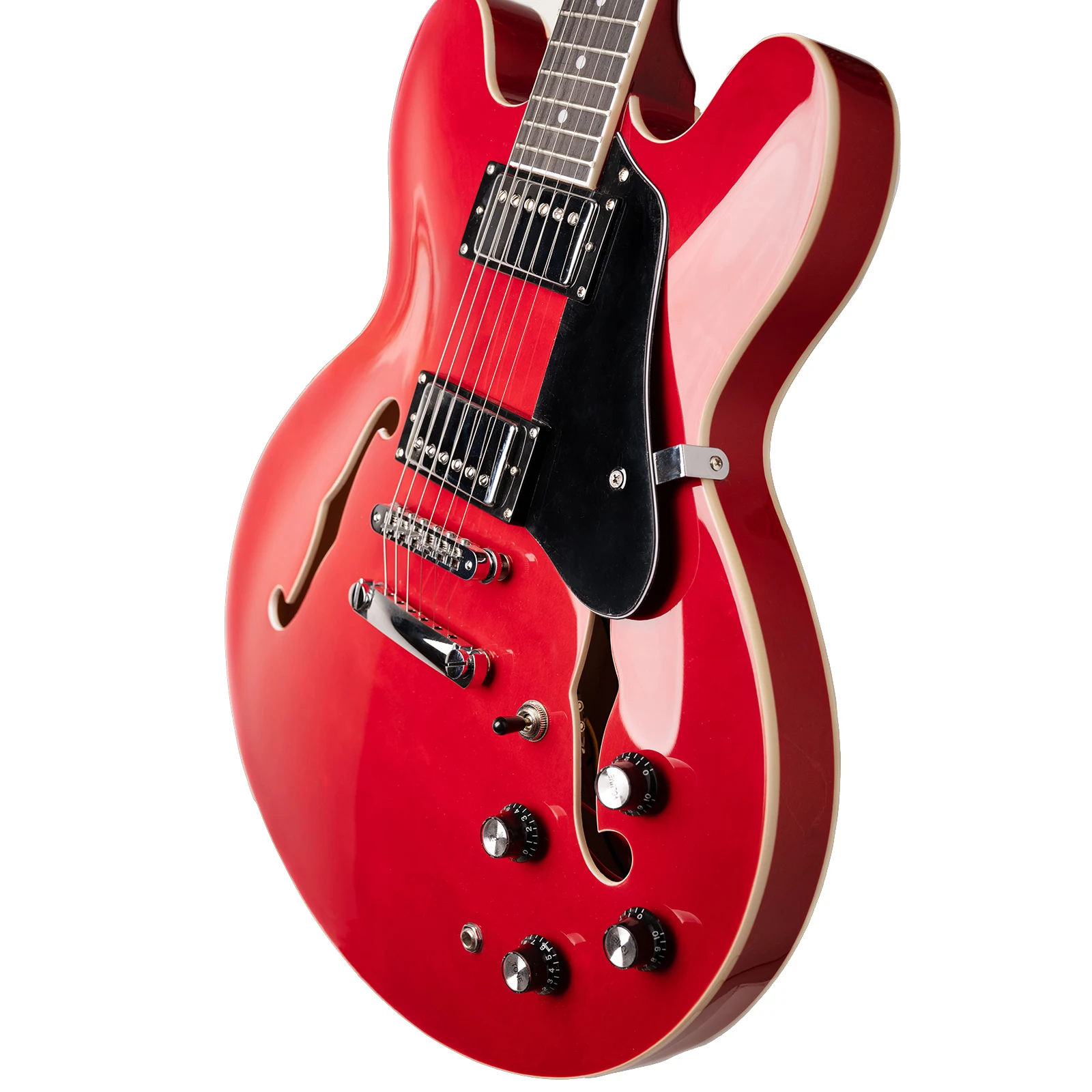 Marverick ギター Maverick 335 Style F-Hole Jazz Electric Guitar Semi-Hollow