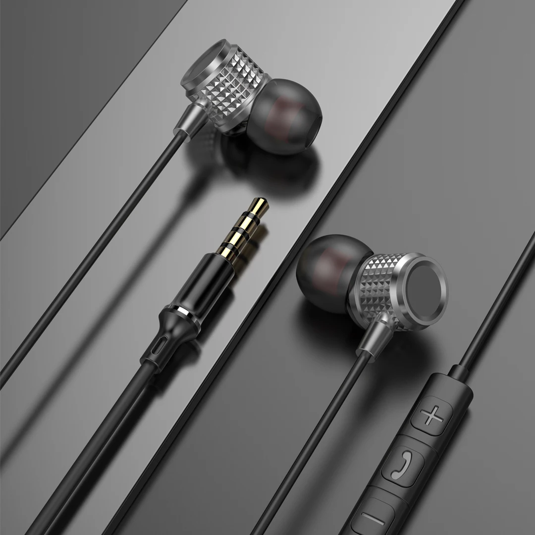 Premium USB C Metal Earbuds with Heavy Bass and Noise Reduction