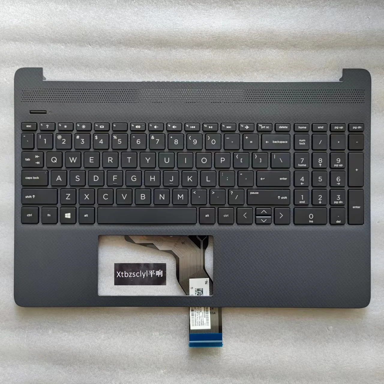 

Новинка для HP 15-DY 15-EF 15S-FQ 15s-fr TPN-Q222 Q230 серебристый корпус верхняя клавиатура черный чехол для ноутбука