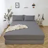 Washed Cotton Bedding Sheets Bedroom Household Plaid Flat Sheet Soft King Queen Full Size Students Dormitory Mattress Cover New 2
