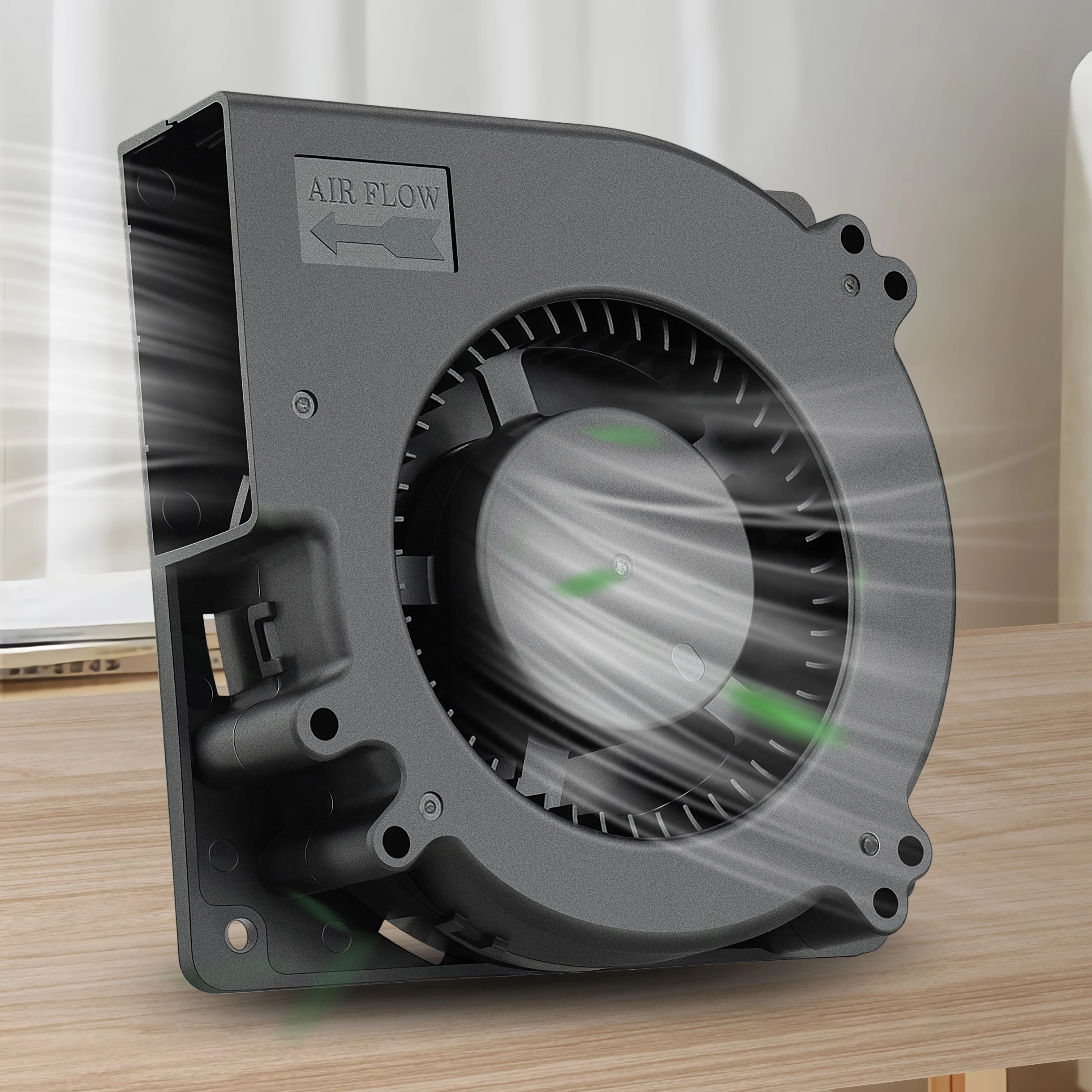 Radial 120x120x32 mm do Volume de ar da C.c. 5v 12v 24v do Ventilador do Turbocompressor de 120 mm para a Grade do Bbq fã Portátil Industrial fã - Imagem 6