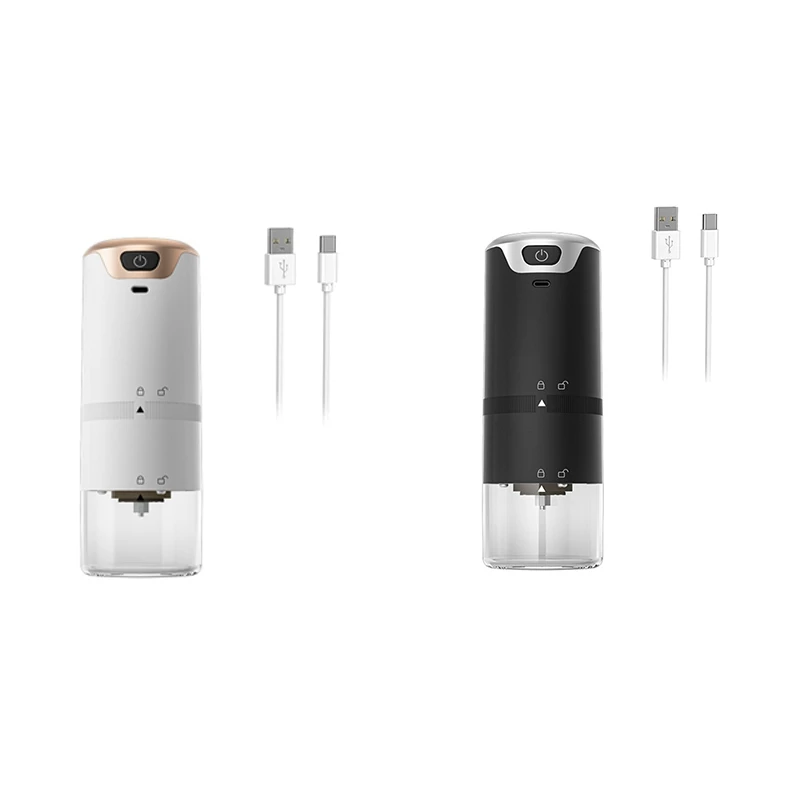 

Электрическая кофемолка для эспрессо, автоматическая портативная перезаряжаемая кофемолка из нержавеющей стали