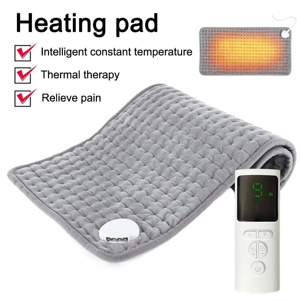 60x30cm Electric Heating Pad Electric Blanket for Body Abdomen Back Legs Hands Warmer US Plug Thermal Mat Temperature Control