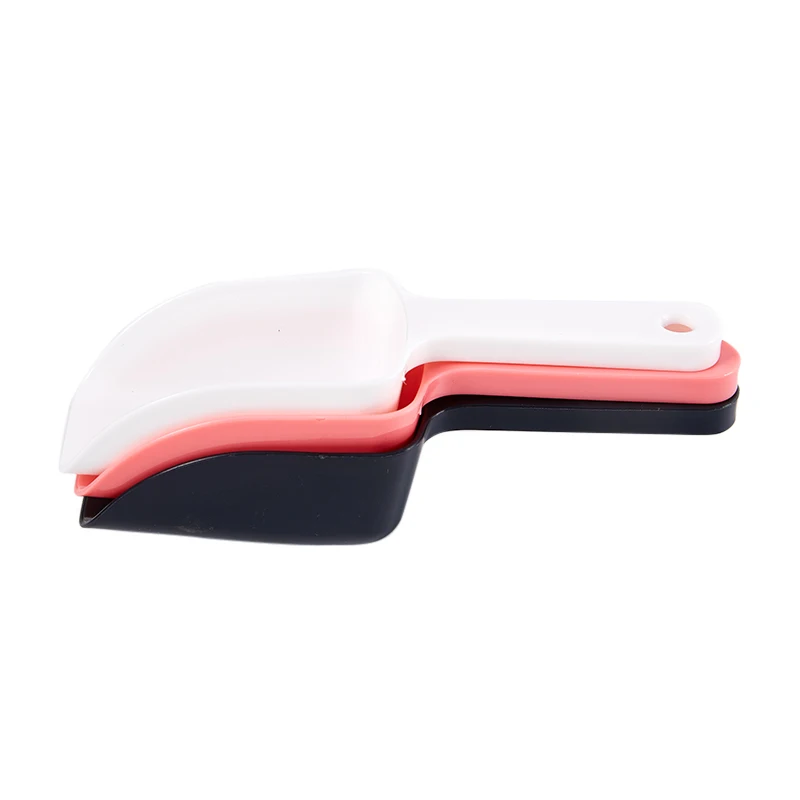 Description Picture 3 of itemPlastic Bar Candy Scoop Shovel Scoop Round Bar Pub Home Ice Cubes Spice Candy Flour Nut Scoop Spoon Wedding Buffet Kitchen Tools
