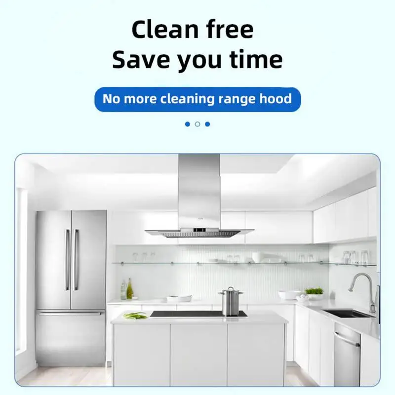 5m/10m Disposable Kitchen Hood Oil Filter Paper Range Hood Grease Filter Cooker Extractor Fan Non-woven Fabric
