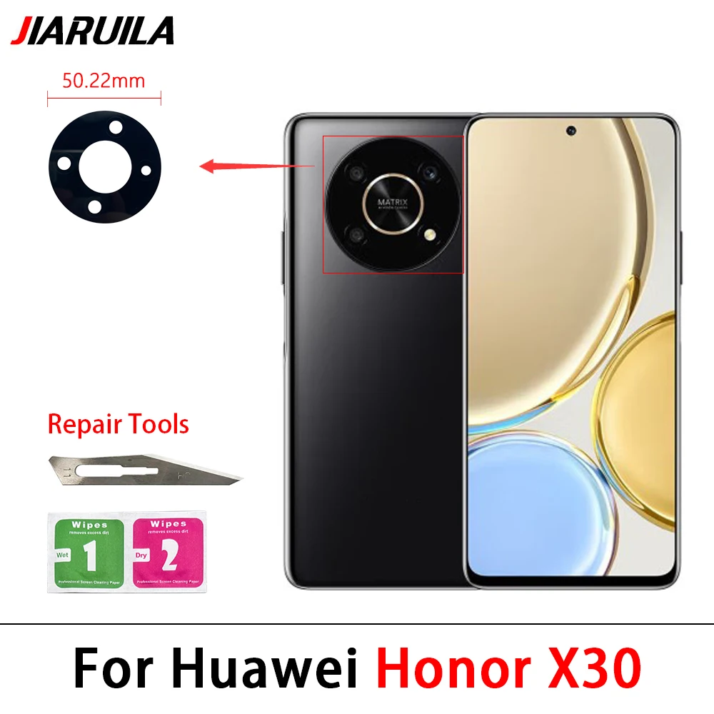High-Quality Rear Camera Glass Lens Replacement with Adhesive and Repair Tools