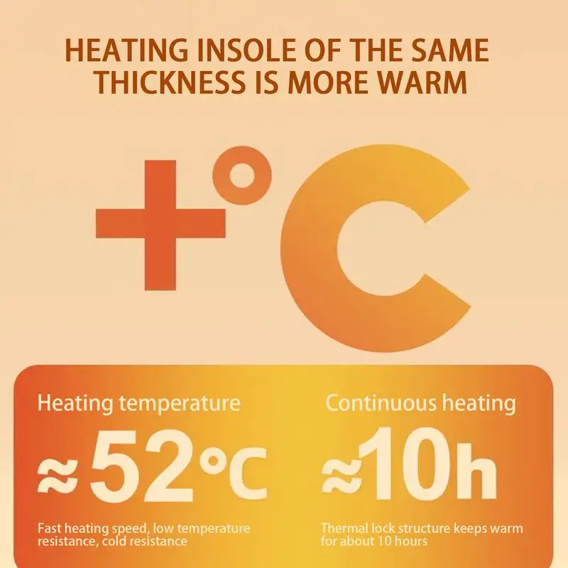 Winter Self Heating Disposable Insoles Feet Warm Thermal Shoes Pads Inserts For Men Women Warmer Pads For Up To 10 Hours Heating shoe insoles heated shoe insoles