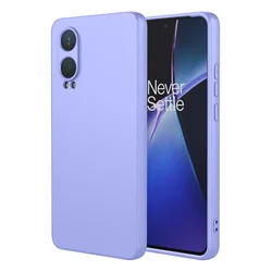 Flexible Liquid Silicone TPU Protective Phone Case Cover Shell for Nord CE 4 Lite (PURPLE)