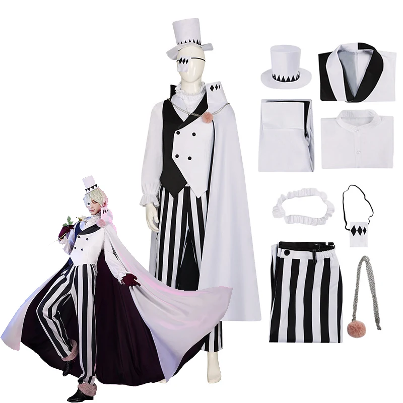 Anime Bungou Stray Dogs Cosplay Nikolai Gogol Costume Outfit Carnival