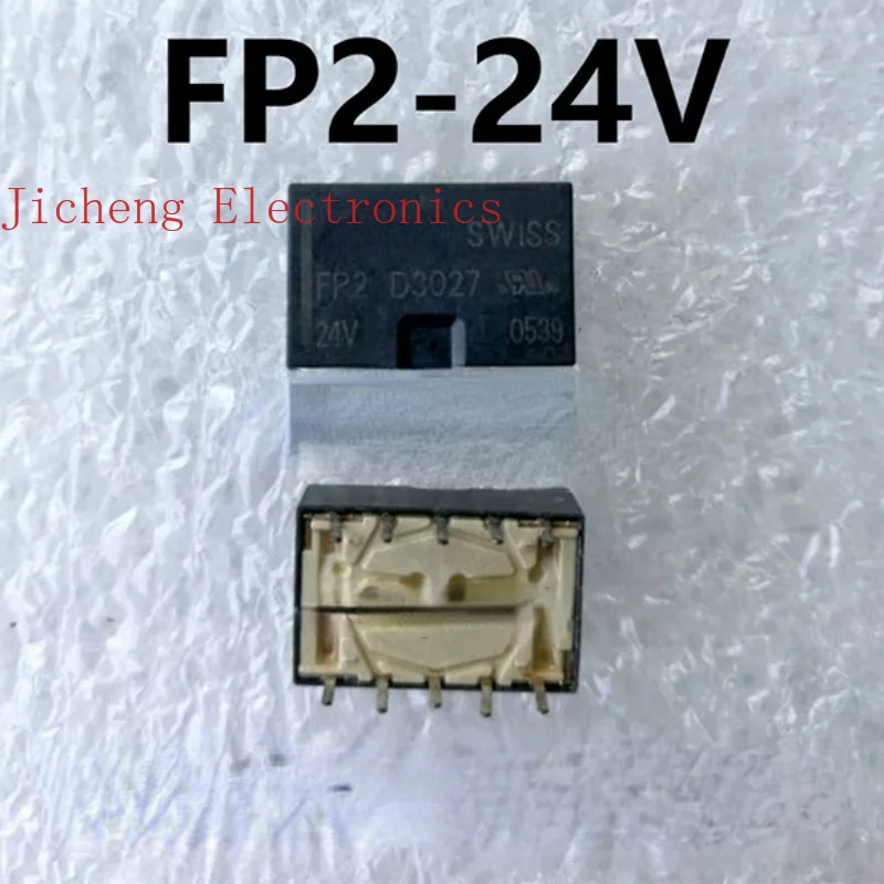 FP2-24V Relay 24V 10 Pin Brand New FP2 24VDC jq1a 24v f ajq3342f jq1a 24v ajq3342 5a250vac 4pins 24vdc dc24v 24v power relay