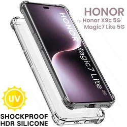 Transparent Anti-Yellow Shockproof Soft Cover Case - Clear Crystal Coque for Magic7 Lite 5G (Transparent)