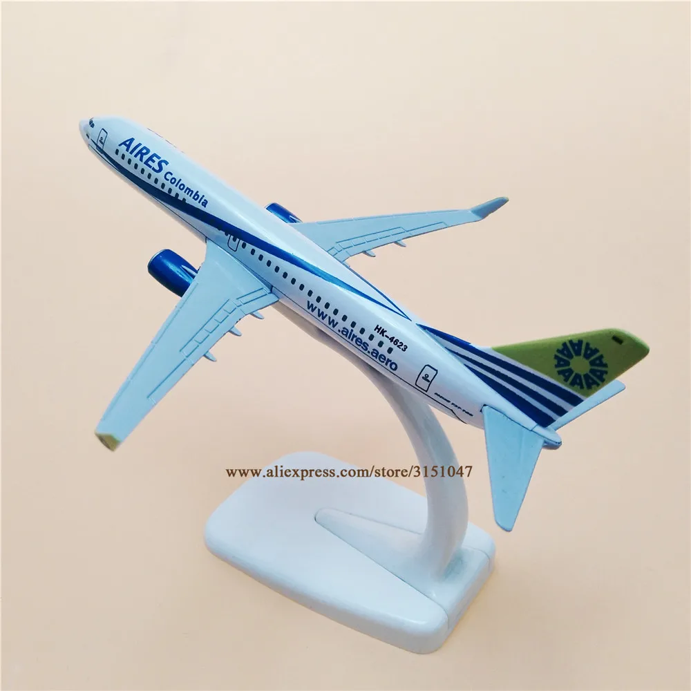 16 см Air Colombia AIRES Boeing 737 B737 Airlines модель самолета Модель сплав металлический самолет
