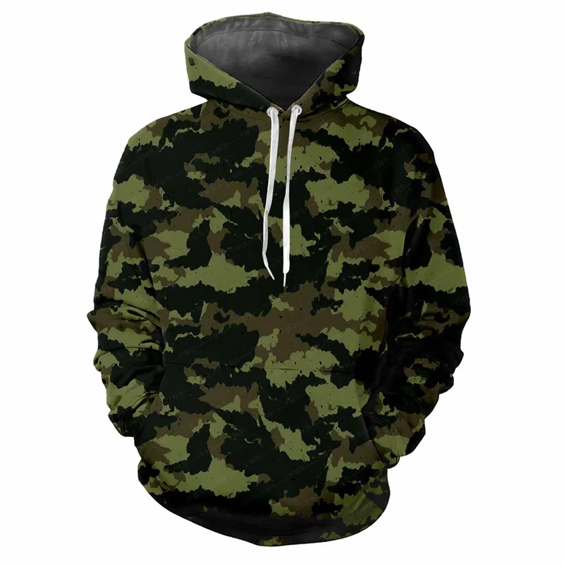 thumbnail image 1 of Sudadera con capucha con estampado 3D de camuflaje de jungla, sudadera de calle para primavera y otoño, sudadera holgada informal para deportes al aire libre, sudaderas clásicas de camuflaje para niño, 1 of 5