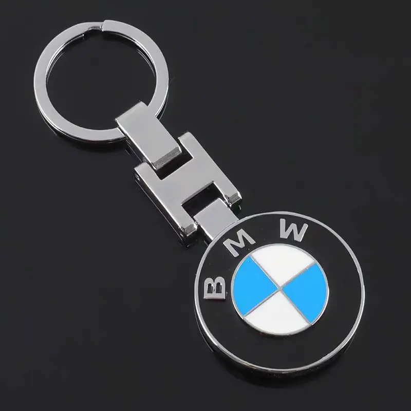 thumbnail image 1 of Llavero con logotipo de coche de cuero/metal 3D, accesorios para interiores de automóviles para BMW E46 E90 E60 F30 F10 X1 X2 X3 X5 X4 X6 X7 G30 G20, 1 of 5