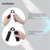 Aluminum Hand Grip Gym Fitness Finger Exerciser Arm Strength Trainer Muscle Recovery Rehabilitation Developer Gripper 5