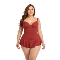 Large Size Women's Stylish Swimsuit 1