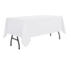 White Table Cloth Waterproof Anti Scratch Polyester Tablecloth Decorative Washable Fabric Table Cover Home Dining Buffet Party 6