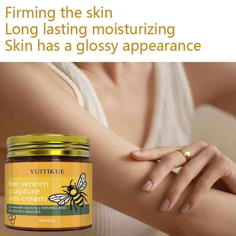YUITIKUE Bee Venom Sculpting Arm Cream Enhances Skin Elasticity | Firm and Effective in Just 2 Minutes