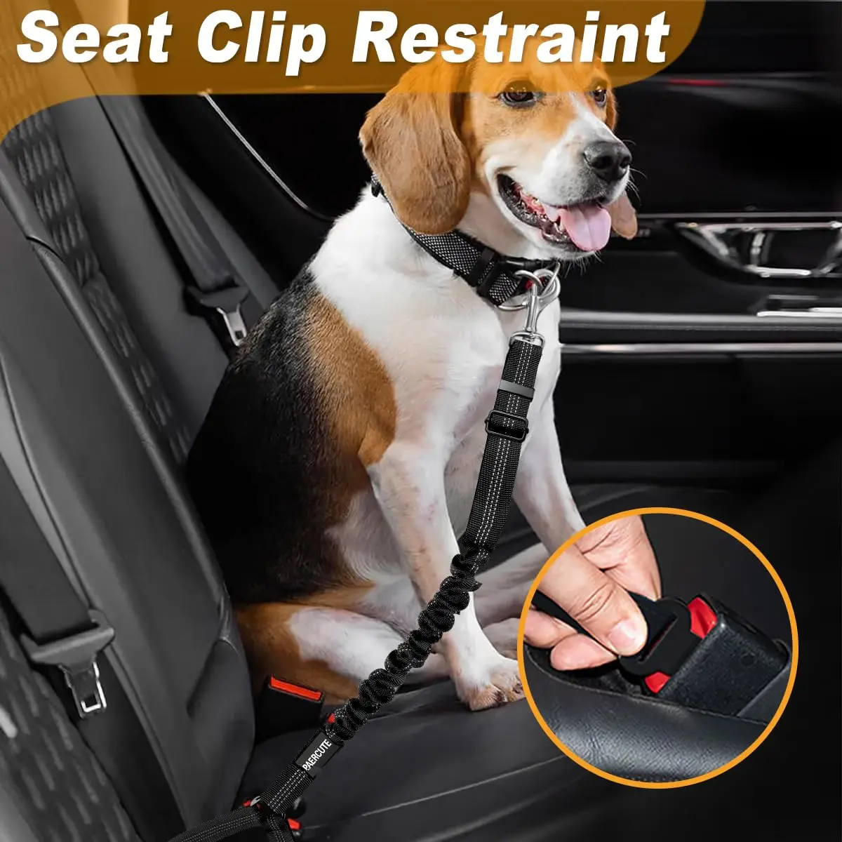 2 in 1 Solid Dog Harness Leash Pet Car Seat Belt Heavy Duty Elastic Safety Belt Adjustable for Kitten Dogs Collar Pet Accessorie dog seat belt pet accessories pet supplies
