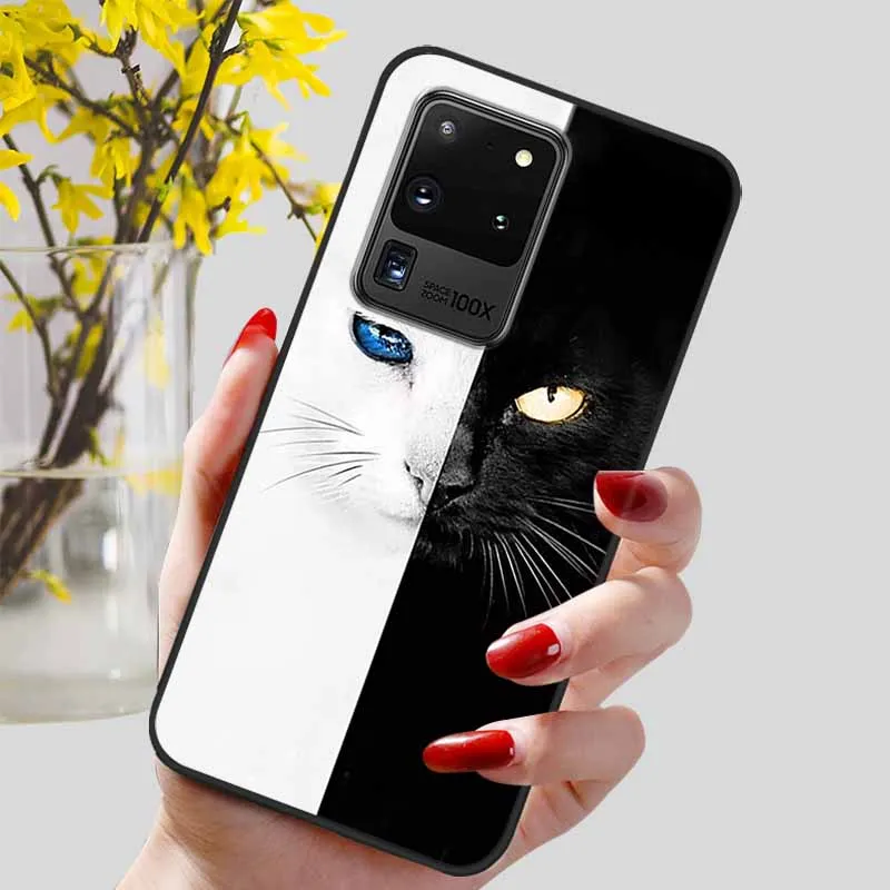 Lovely Soft TPU Silicone Protective Phone Case for Samsung Galaxy S20 Ultra 5G