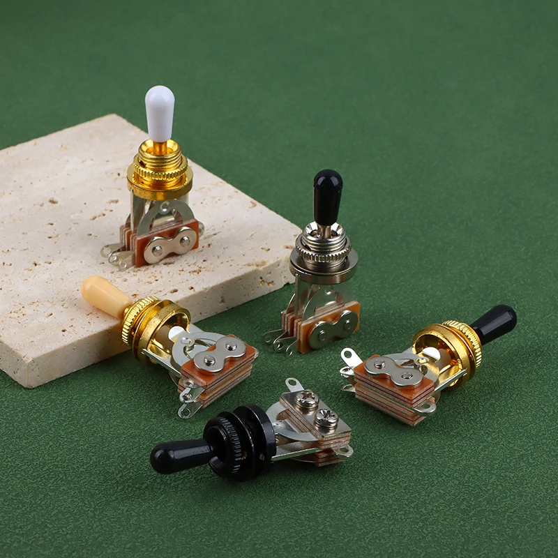 Guitar Tool 1Pc 3 Way Short Straight Guitar Toggle Switch Pickup Selector For Electric Guitars Pickups Switch Control