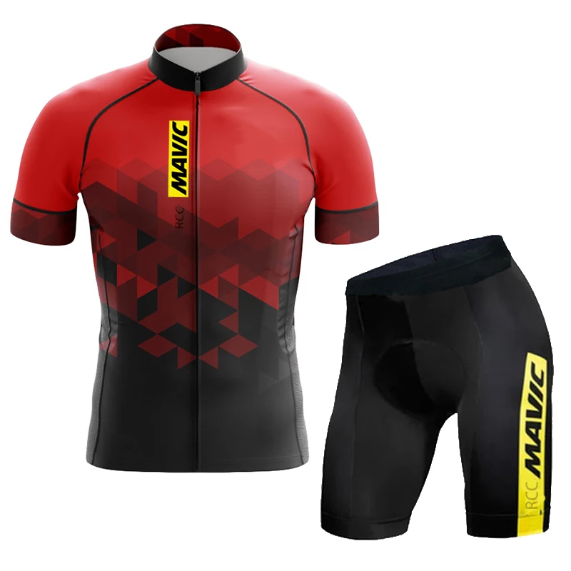 2026 Mavic Herren-Team-Uniform Mountainbike-Fahrradbekleidungsset Sommer Atmungsaktive Fahrradbekleidung MTB Champion Radsportbekleidung – Detail 11