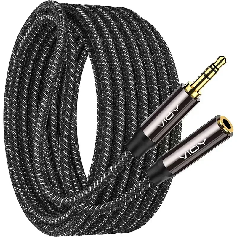 35mmAUXStereoAudioCableMaleToFemaleHeadphoneExtensionCables