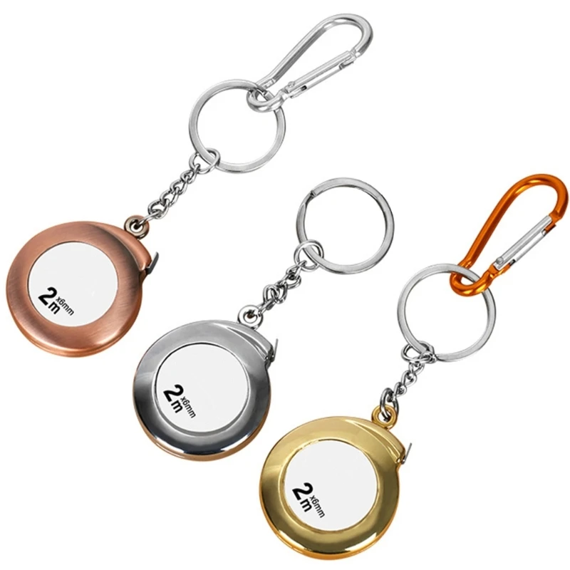 Small Tape Measure Keychain Mini Measuring Tape Retractable 6foot 2M Pocket Measure with Clear Marking for Home tape measure measuring tape