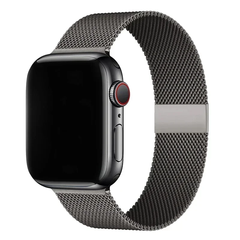 Milanese Loop Metal Strap for Apple Watch Bands - Stylish Stainless Steel Bracelet
