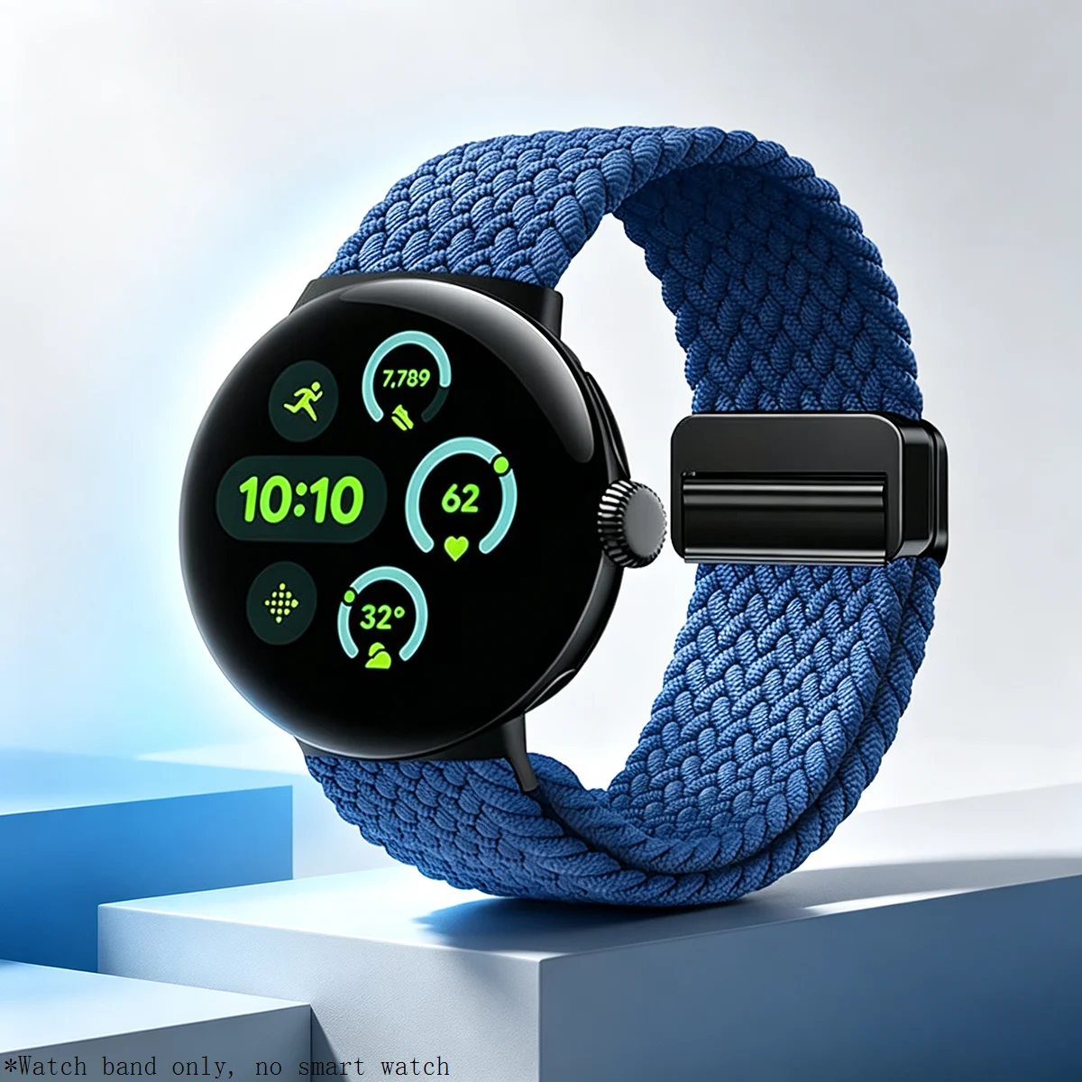 Soft Nylon Sport Bracelet for Google Pixel Watch - Unisex 41mm Strap