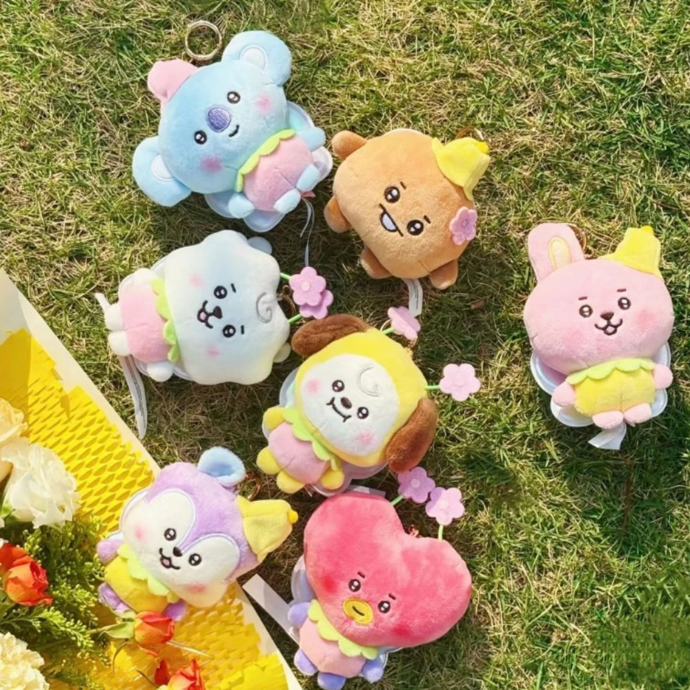 Chaveiro Criativo BT21 Chimmy Cooky Koya Shooky Tata, Boneco Decorativo Fofo para Mochila
