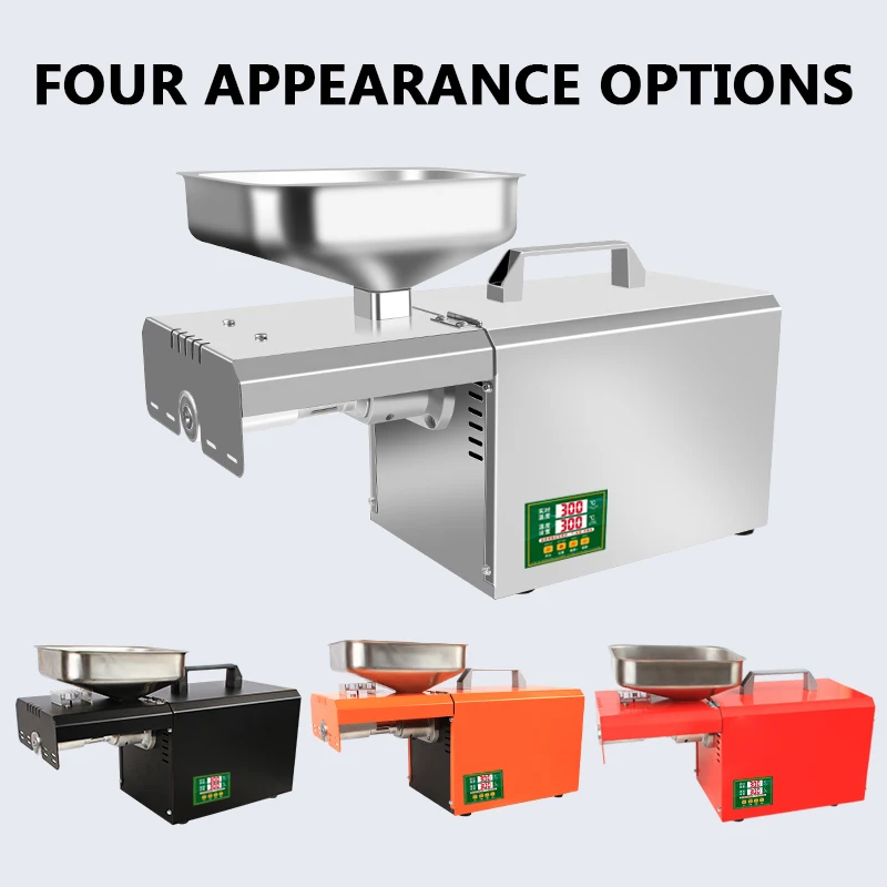 STYMAI 110V/220V Seed Oil Extraction Machine Vegetable Sunflower Olive Oil Cold Press Household Small Oil Press 5