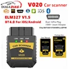 V020 Bluetooth 4.0 OBD2 Car fault Diagnostic Tool Code Reader For IOS Android PC OBD II Scanner read&clear the fault codes 1