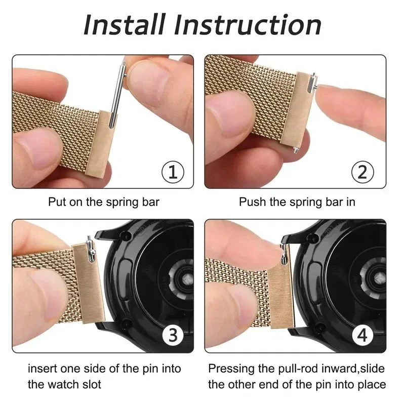 Milanese Loop Soft Breathable Sports Watchband Strap