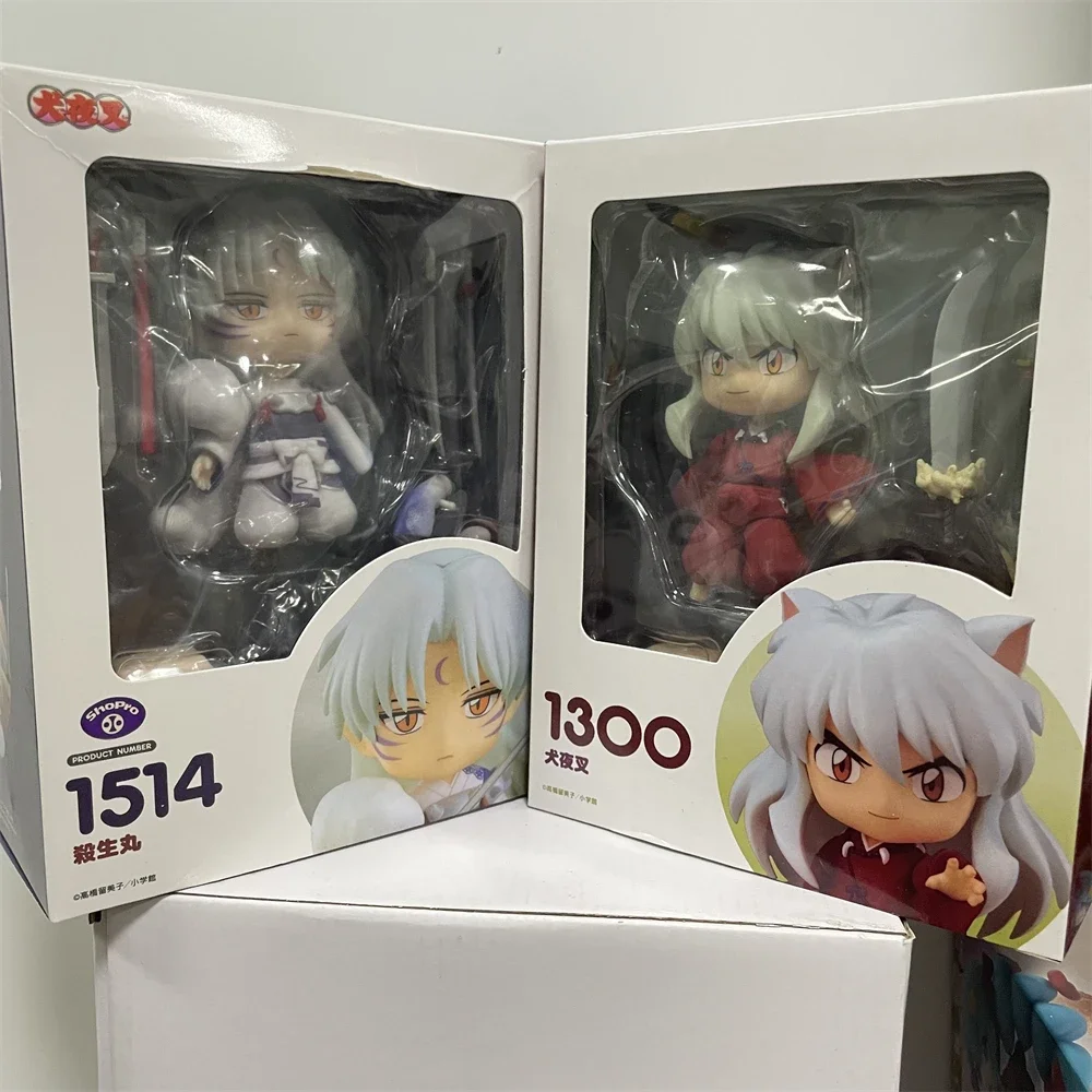 

Anime character Inuyasha #1300 #1514 Sesshomaru action figure PVC collector Higurashi Kagome boxed gift model ornament cute toy