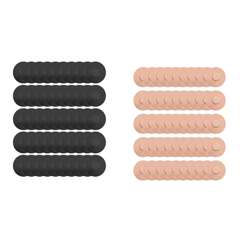 

50Pcs Waterproof Sports Continuous Glucose Monitor Sticker Overpatch Stickers Black