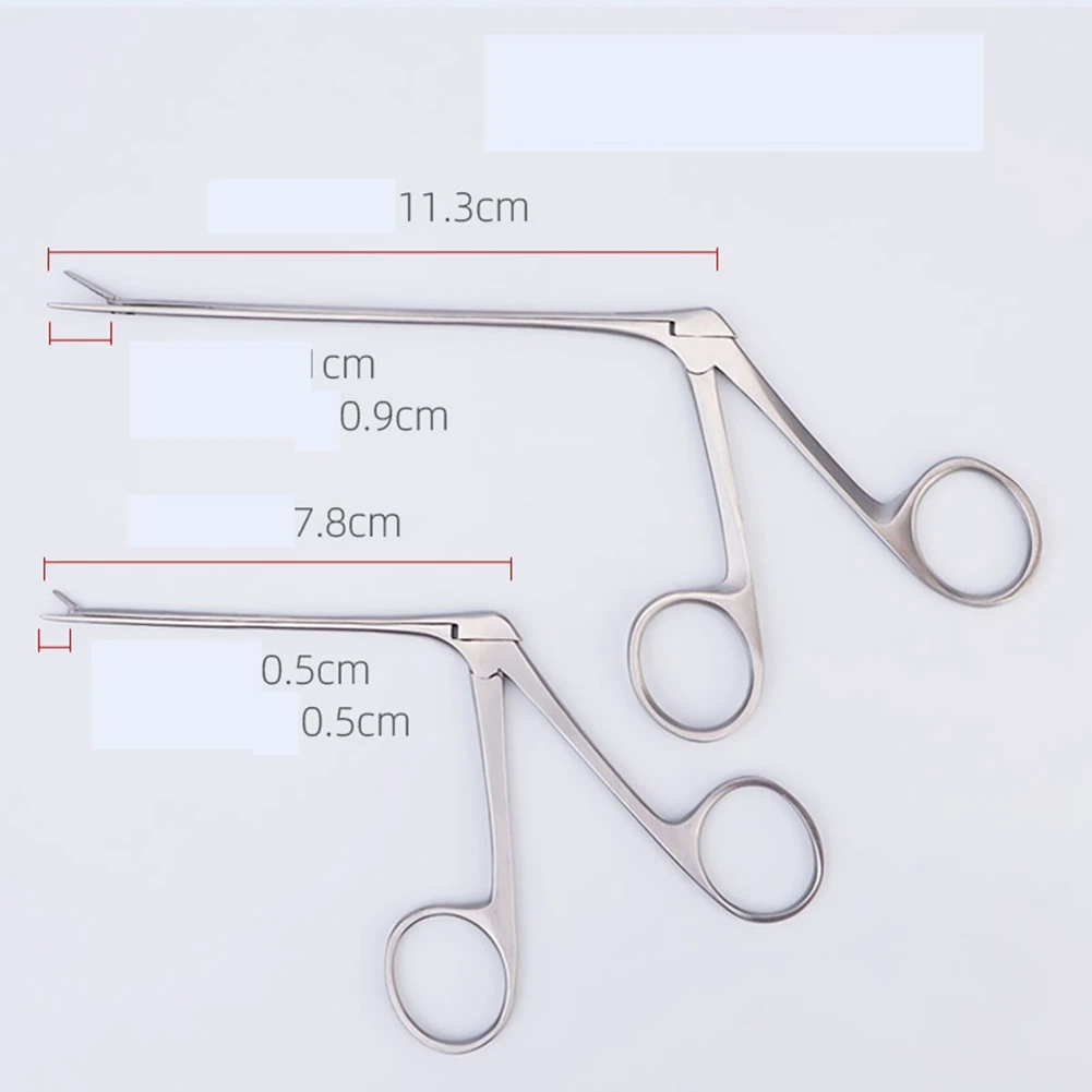 T27C Ear Nose Cleaner Pliers Pick Endoscope Earwax Remover Veterinary Forceps Tweezer Long Forceps