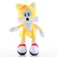 20 ~ 28 cm Sonic 6 Styles hérisson en peluche Amy Knuckles queue en peluche poupée mignon doux en peluche poupée pour enfants cadeaux d'anniversaire 4