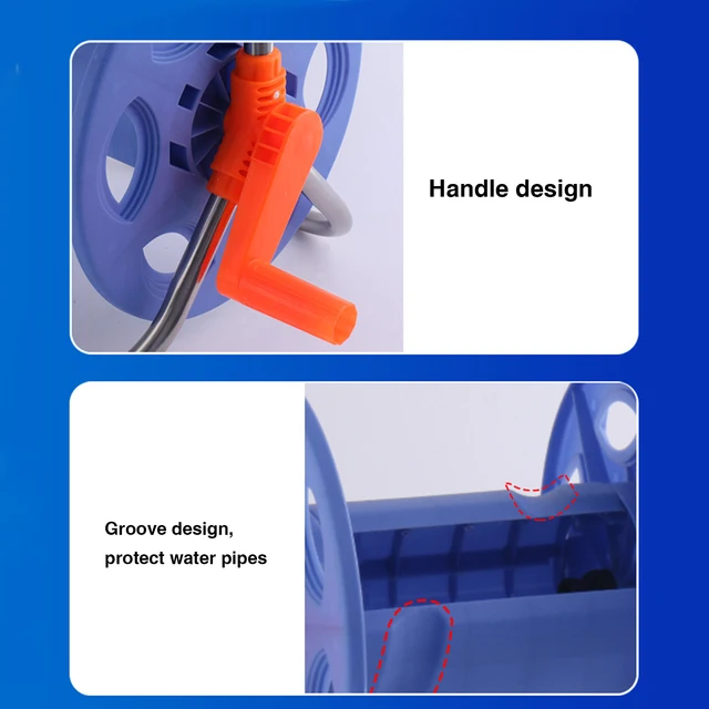 Water Hose Reel Floor Standing Water Pipe Roll Pipe Storage Rack Winding  Tool for Outdoor Garden Car Wash Irrigation System - AliExpress