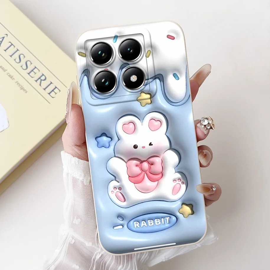 Cute Panda Rabbit Luxury TPU Protective Skin Cover