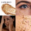 Fine Shimmer Gel Chameleon Sequin Eyeshadow Highgloss Glitter Nail Hair Body Face Multifunction Makeup Decoration Party Festival 3