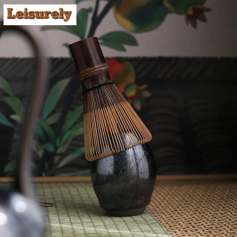 Jianzhan Tea Whisk Stand Ceramic Set Accessories Matcha Brush Japanese Holder Tray Song Dynasty Cere Accessories Equipment Gift