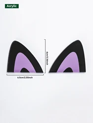 Charming Pink Bowknot Desktop Accessory - Cute Decor for Gaming Setups & Home Offices (2pcs BS5258)