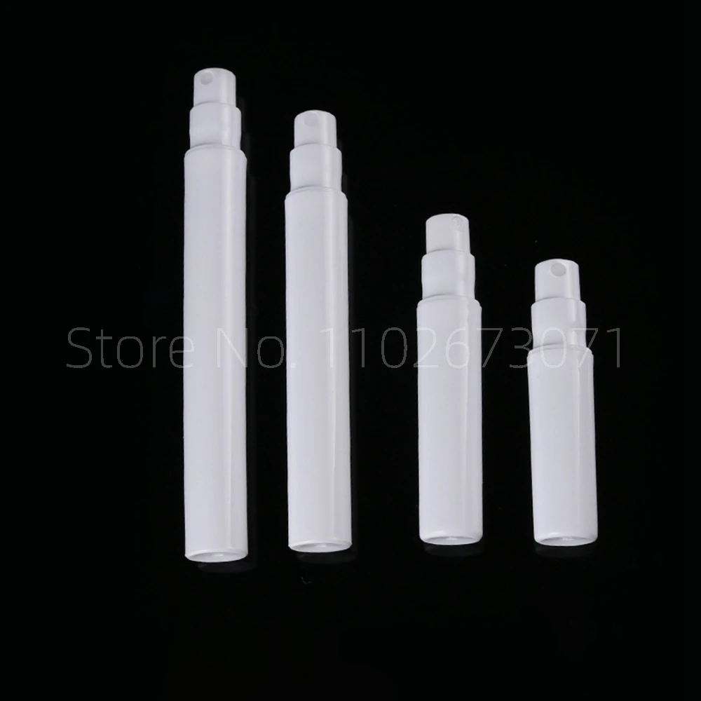 White Plastic Perfume Pen Atomizers Clasp Mini Plastic Spray Perfume Bottle Refillable Oil Bottles Atomizer