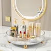 360° Rotating Cosmetic Organizer Cosmetic Transparent Display Shelf Lipstick, Eye Shadow Cosmetic Storage for Living RoomBedroom 1