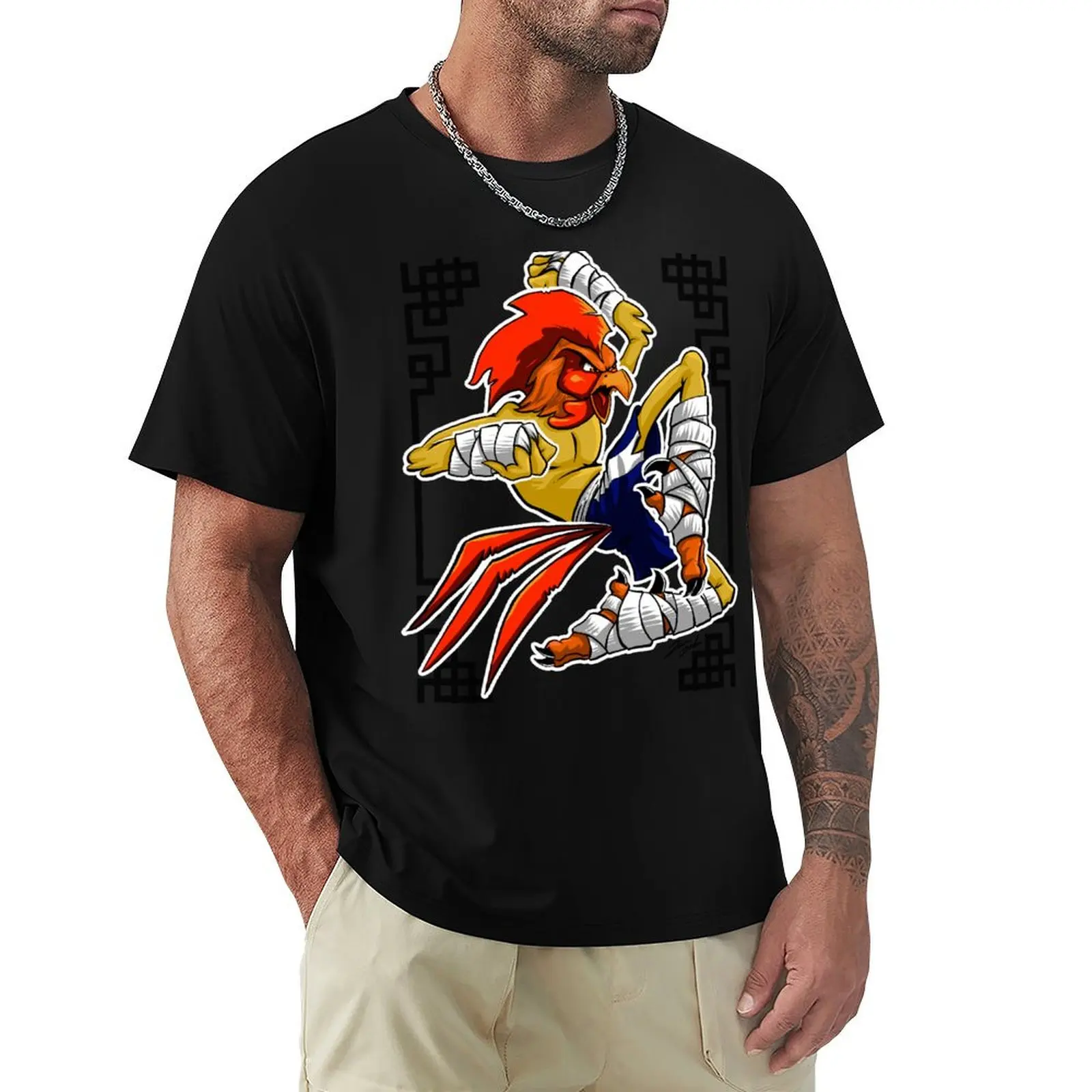 

Muay Thai Rooster T-Shirt vintage graphic tee vintage t shirts graphics clothing for men
