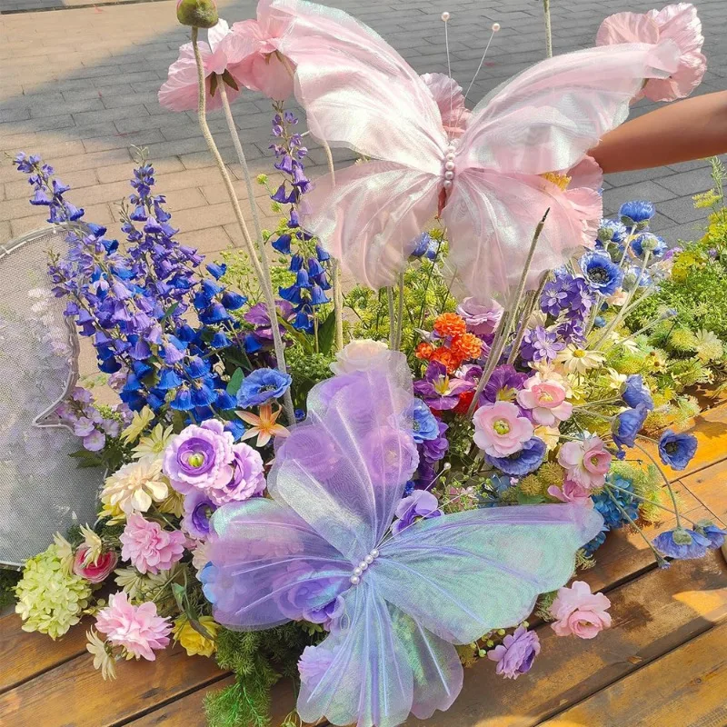 Giant Pastel Butterfly Decoration for Celebrations and Events